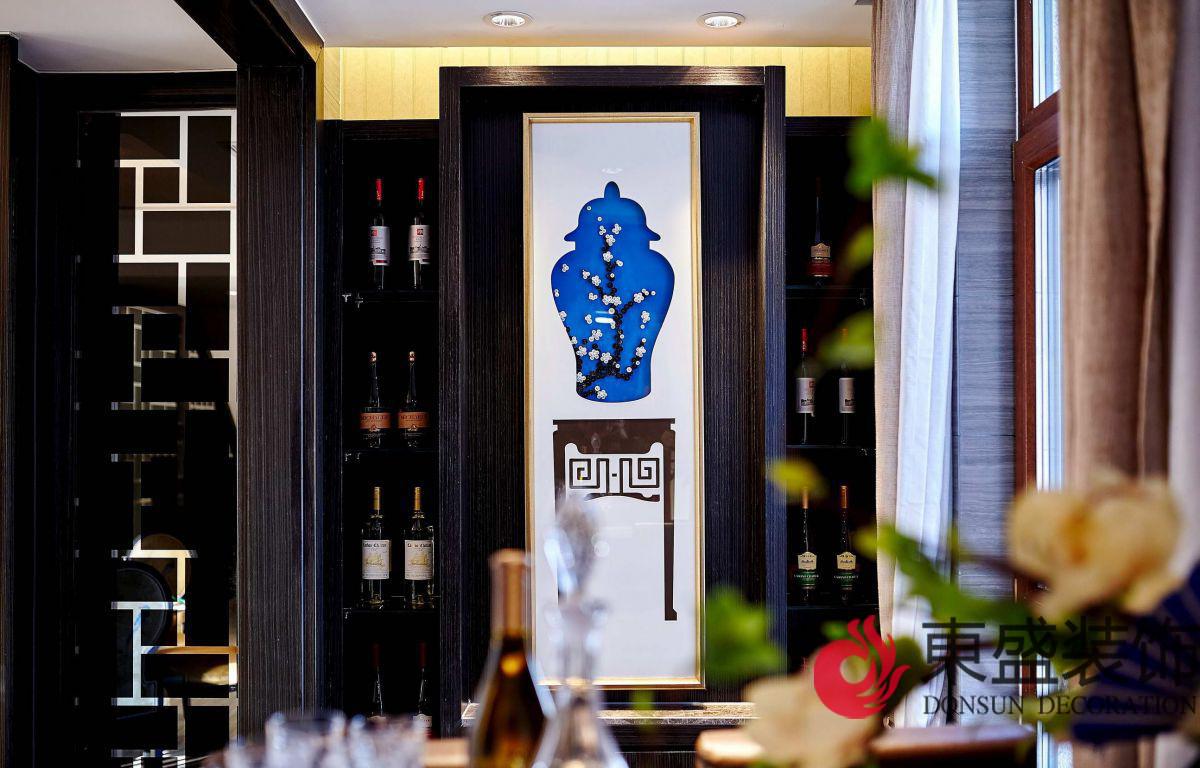 现代中式    青花瓷